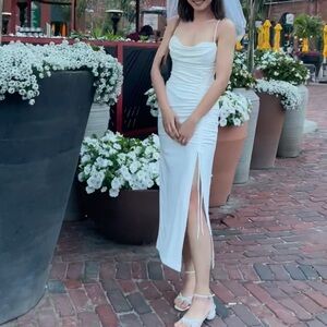 White Zara dress in size S